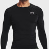 Лонгслів UA HG Armour Comp LS чорний Чол 1361524-001