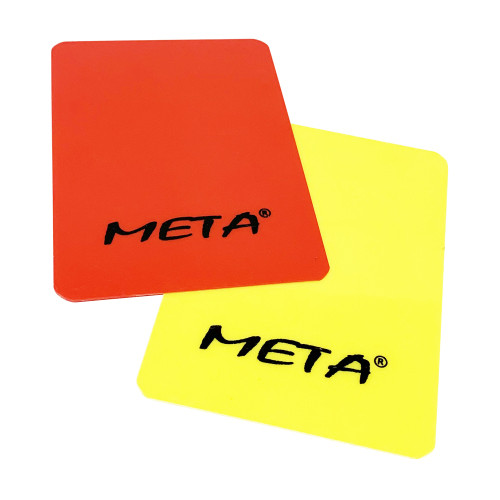 Набір карток рефері Meta Referee card set жовтий, червоний Уні 12х9 см 1910003200