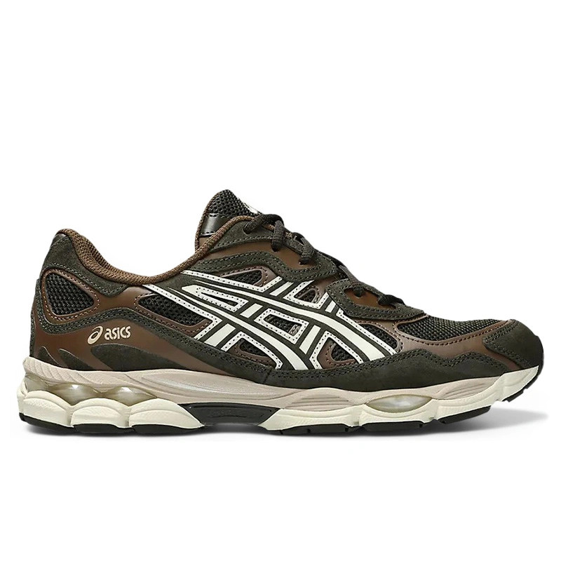 Кросівки чоловічі Asics Gel-Nyc Black Coffee Brown/Olive 1203A663-200 41.5 1203A663-200