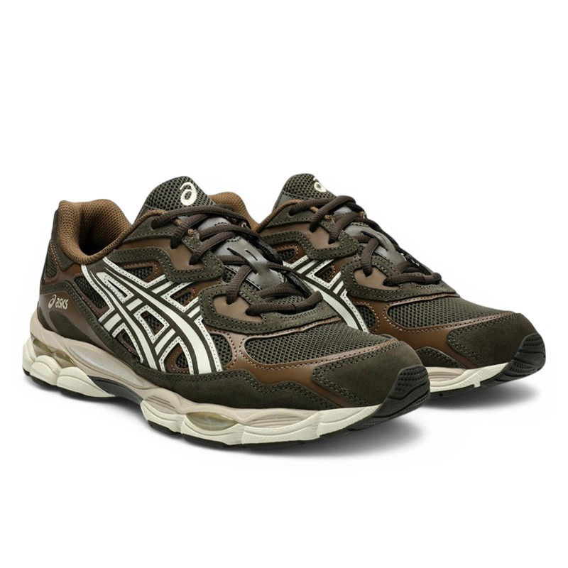Кросівки чоловічі Asics Gel-Nyc Black Coffee Brown/Olive 1203A663-200 41.5 1203A663-200