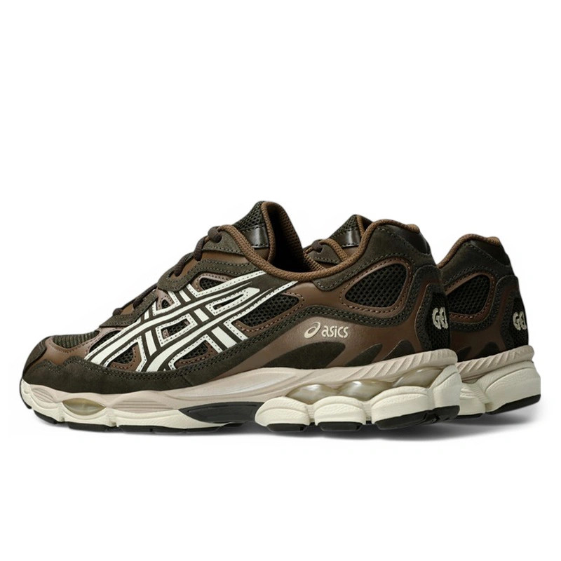 Кросівки чоловічі Asics Gel-Nyc Black Coffee Brown/Olive 1203A663-200 41.5 1203A663-200