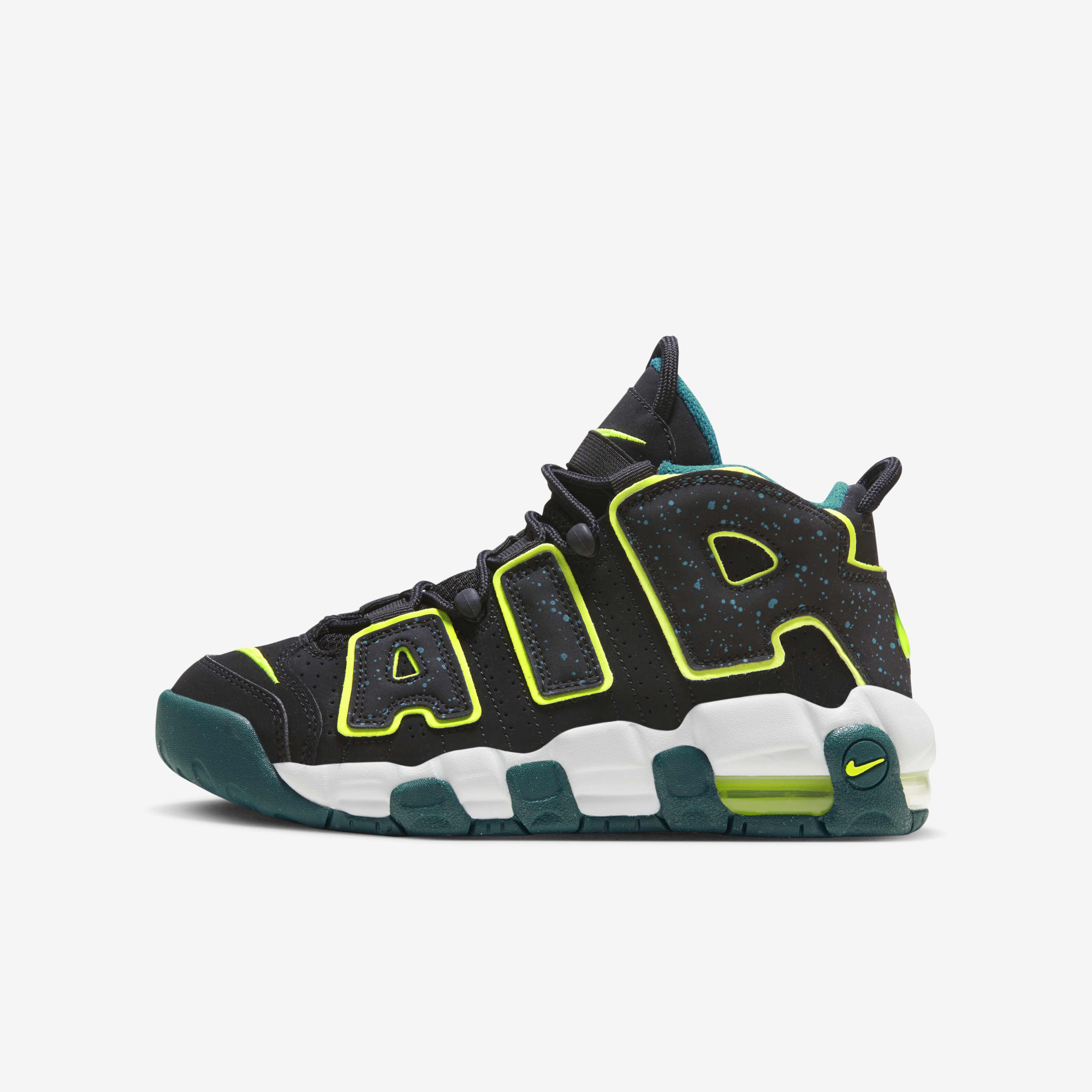 Кросівки дитячі Nike Air More Uptempo Geode Teal Gs Black DZ2809-001