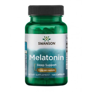 Капсули Melatonin 3 mg - 120 caps 100-51-9621563-20