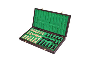 Шахи MADON Ялинкові з вкладкою коричневий, бежевий Уні 46,5х46,5см MD129