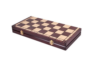 Шахи MADON Ялинкові з вкладкою коричневий, бежевий Уні 46,5х46,5см MD129