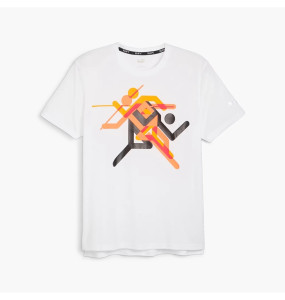 Футболка Puma RUN FASTER ICONS GRAPHIC TEE 525000-02