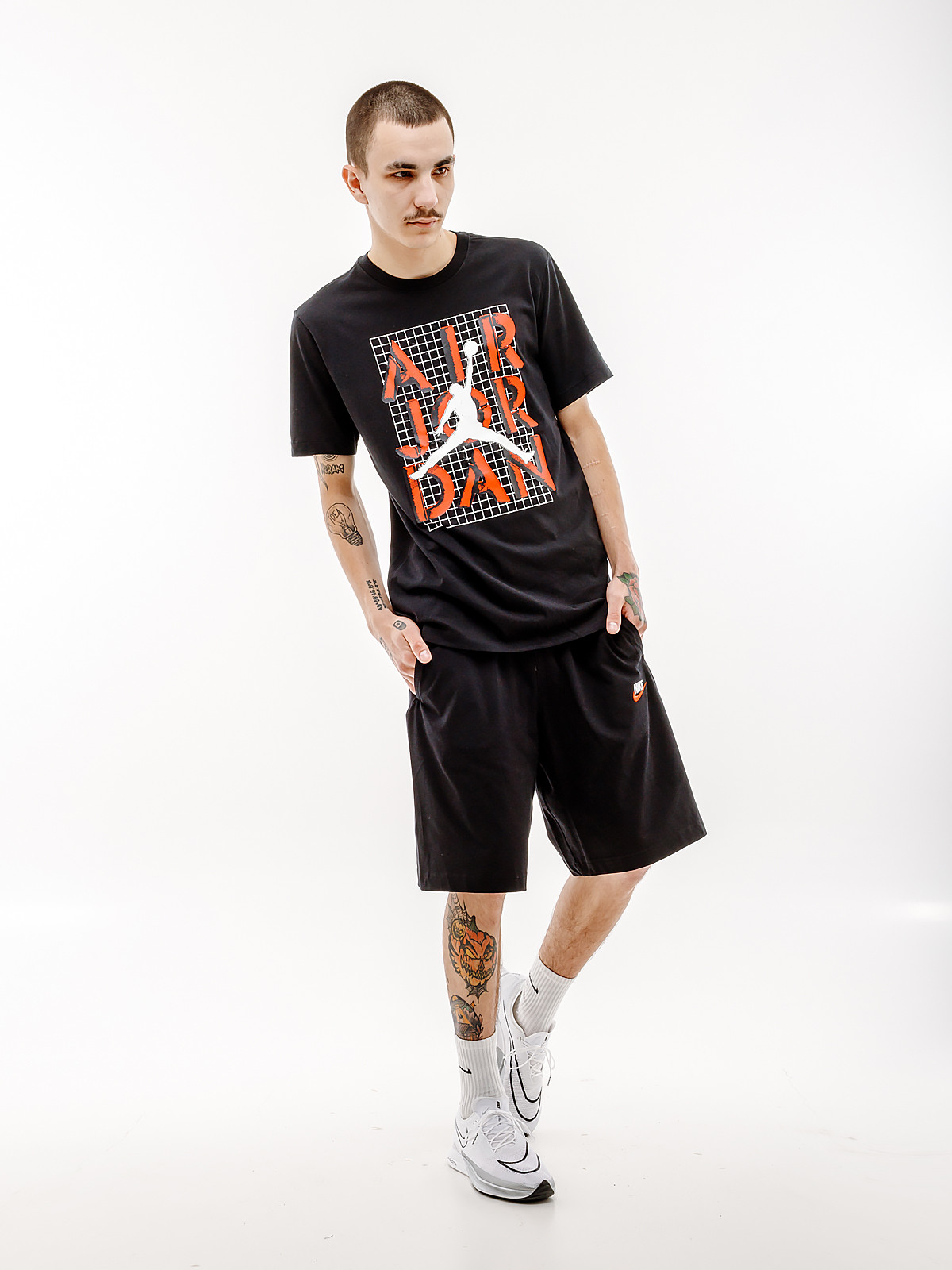 Футболка JORDAN M J BRAND JM STACK SS CREW FN5978-010