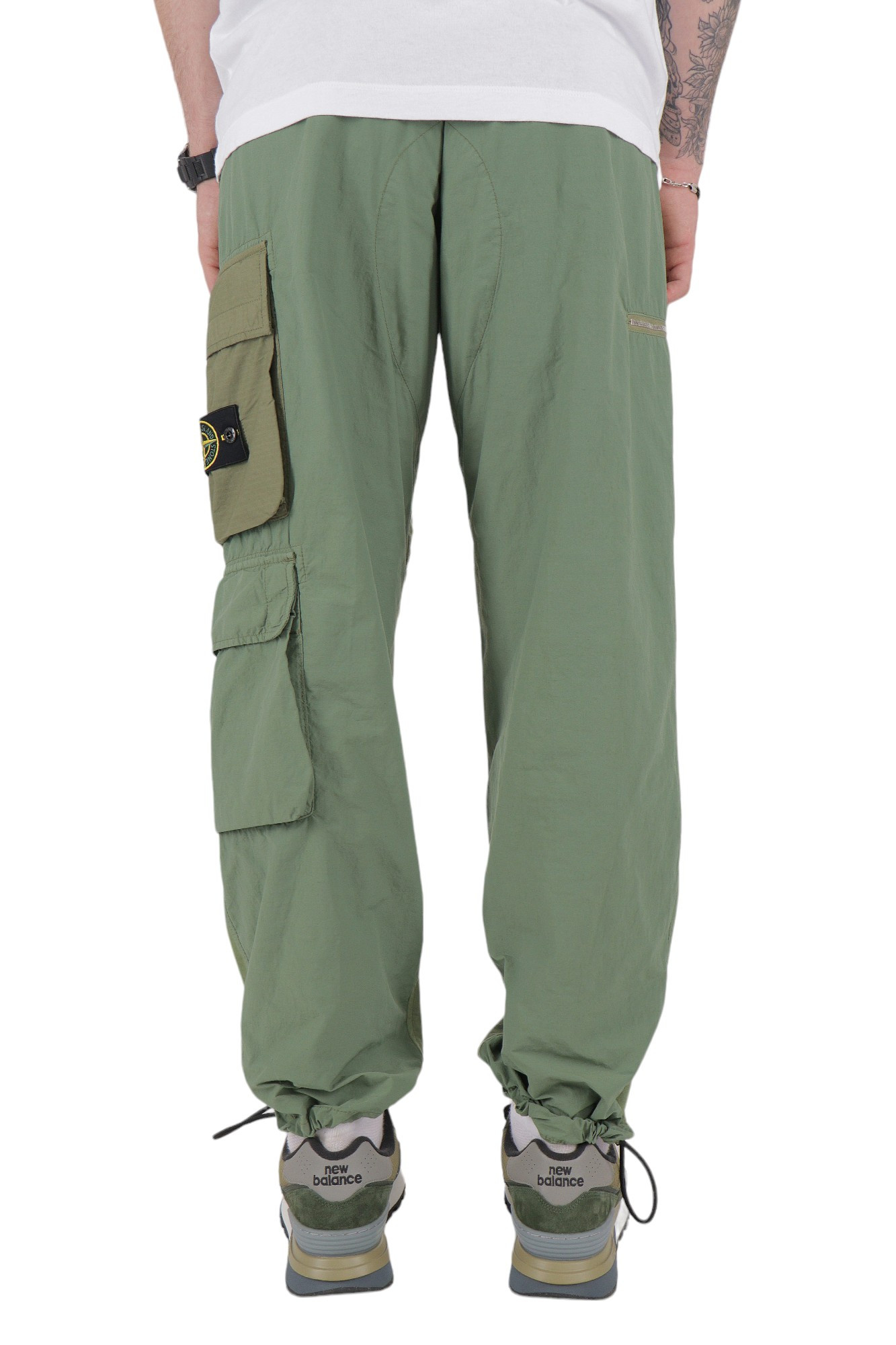 Штани Stone Island Loose Cargo Pants Dark Green 781532032 V0055