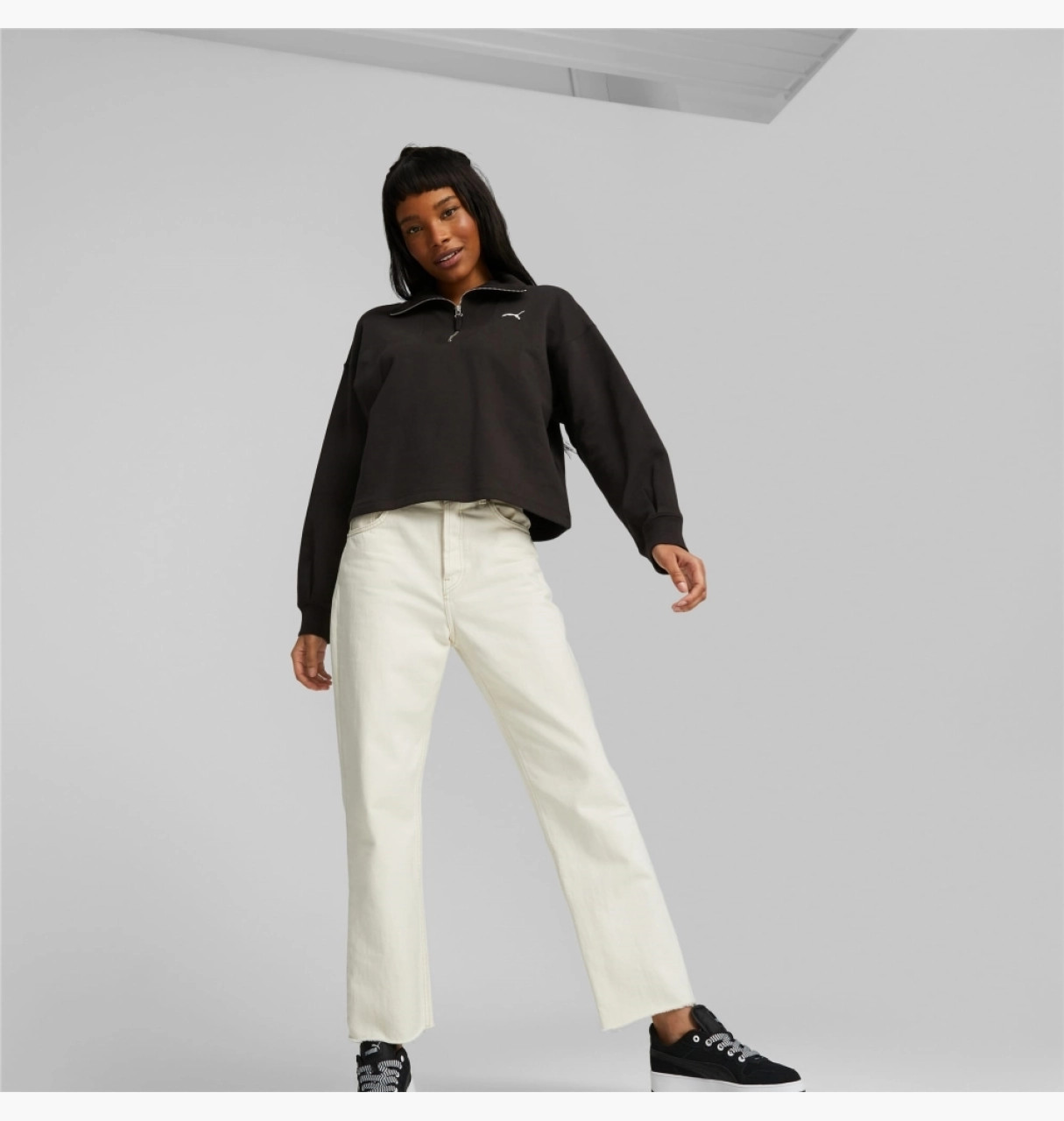 Толстовка Puma HER Women’s High-Neck Half-Zip Sweatshirt 676005 01
