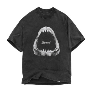 Футболка Represent T-Shirt 'Shark Jaws' Vintage Grey M05237-20