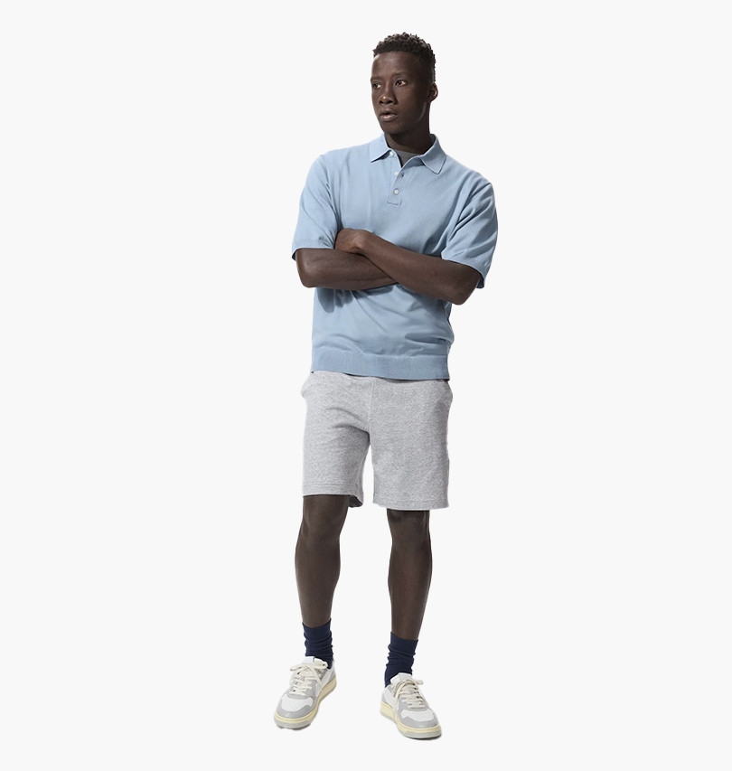 Шорти чоловічі Uniqlo Cotton Easy Shorts White 474127-04 S 474127-04