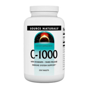 Таблетки Source Naturals C-1000 1000 mg - 250 tabs 2023-10-6603