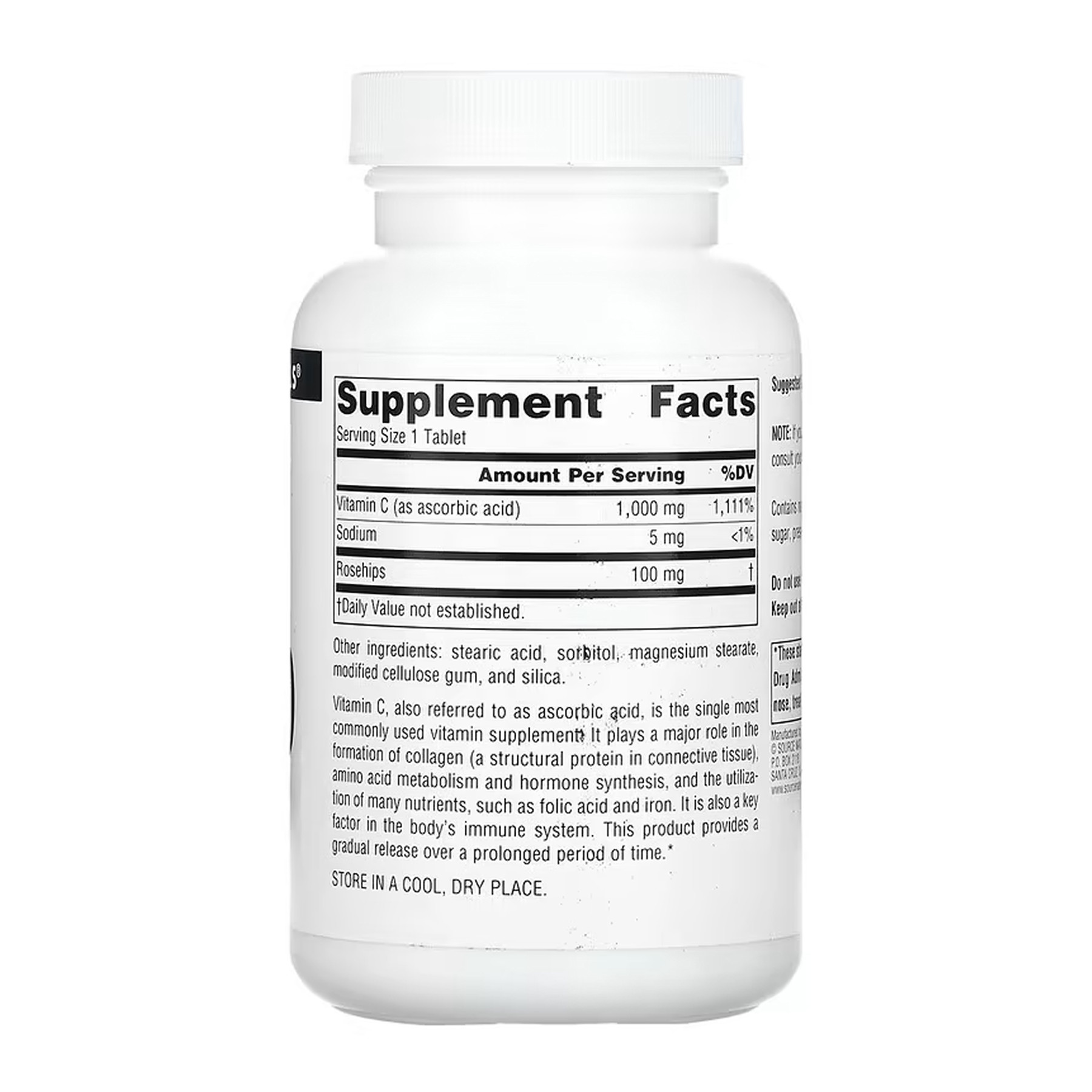 Таблетки Source Naturals C-1000 1000 mg - 250 tabs 2023-10-6603