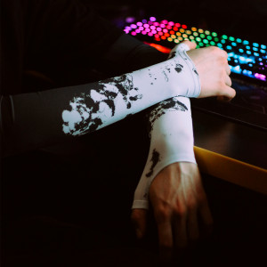 Рукав 2.0 з обрізаною долонею Paints Spray Бризки фарб Selerity b01ps B01PS