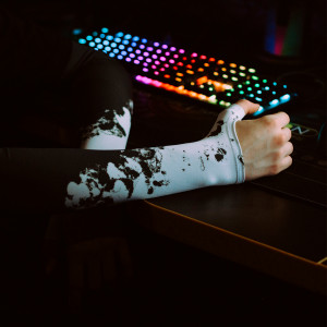 Рукав 2.0 з обрізаною долонею Paints Spray Бризки фарб Selerity b01ps B01PS