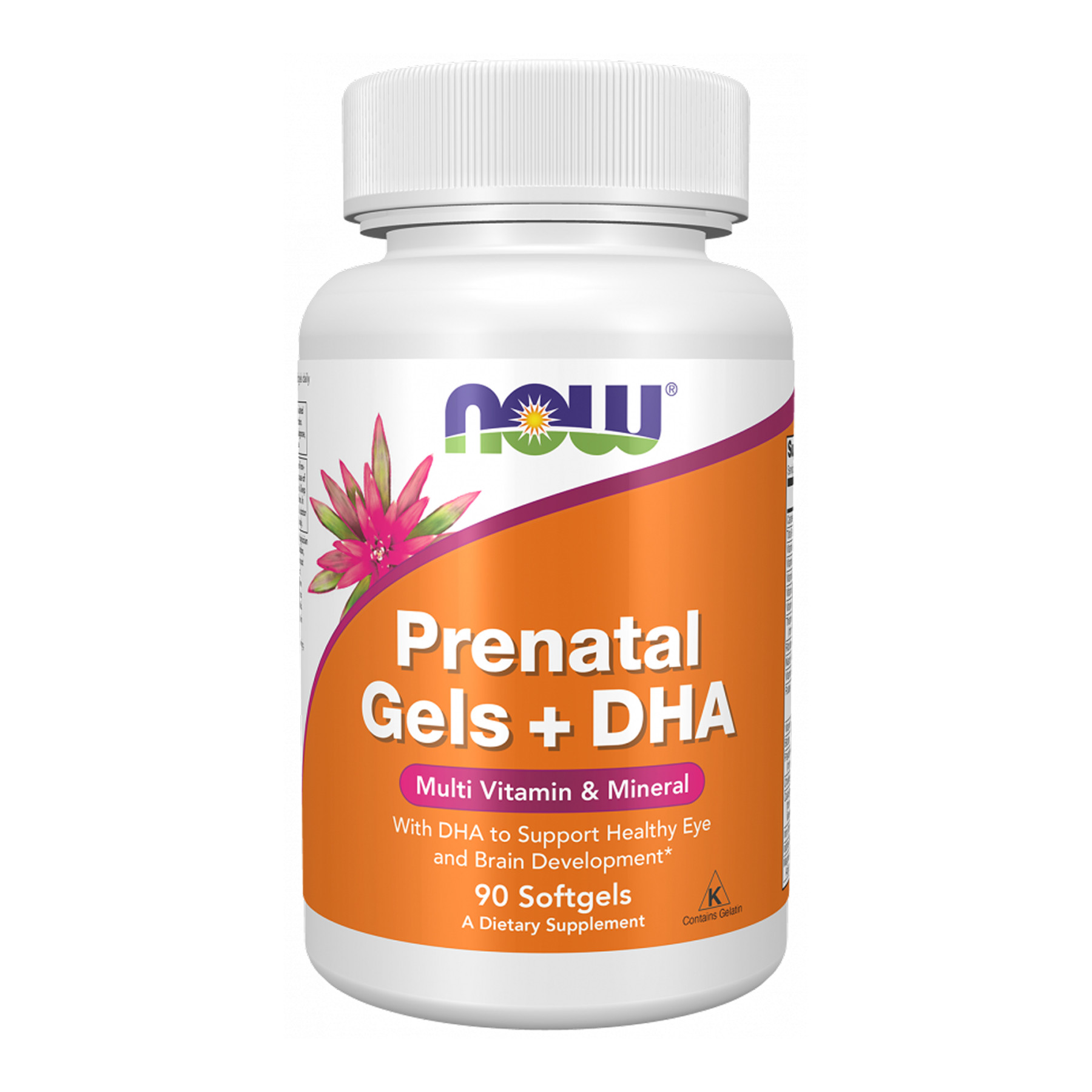Софт гелеві капсули Now Foods Prenatal Gels + DHA - 90 softgels 2023-10-6117