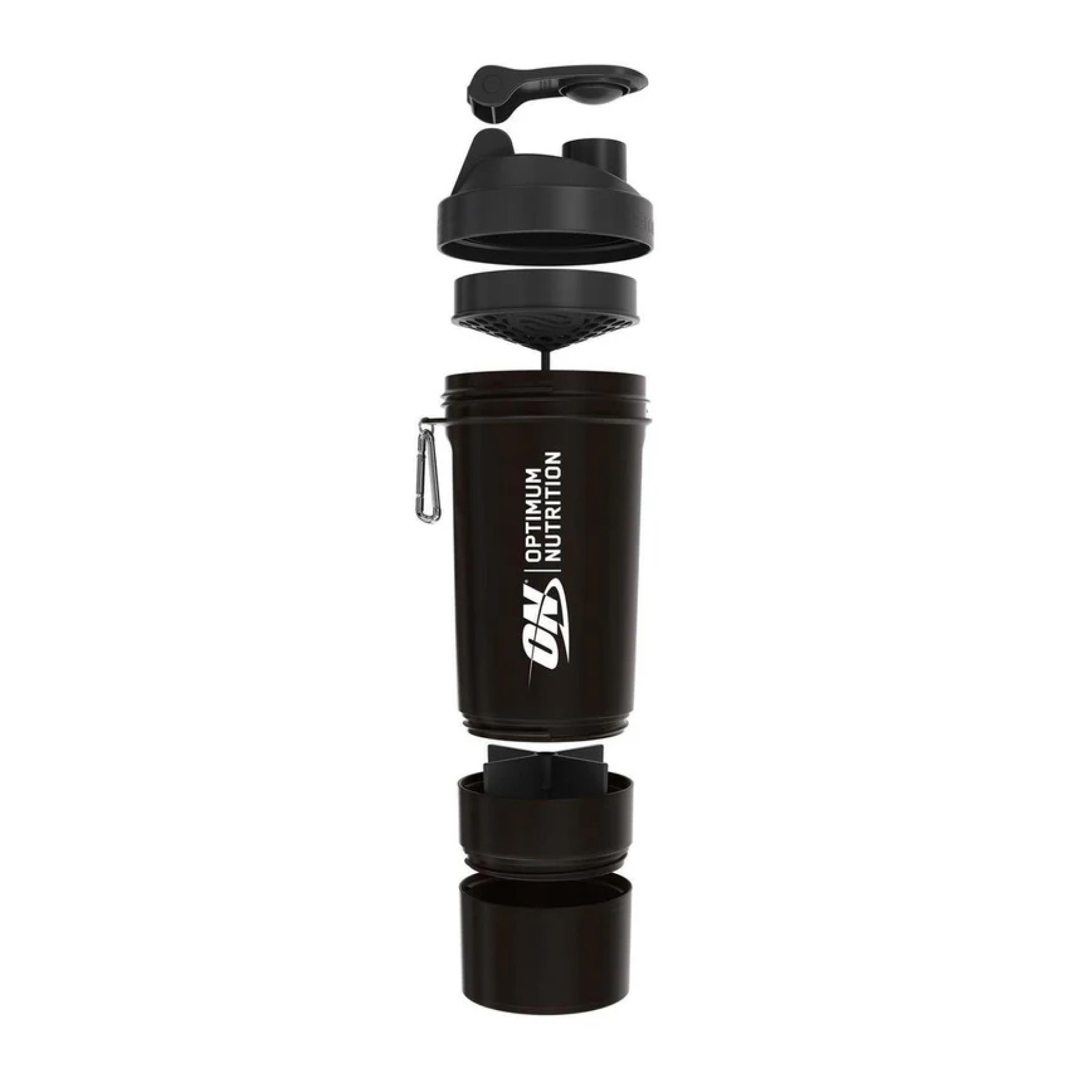 Шейкер Optimum Nutrition Smart Shake Decathlon 3 in 1 - 600ml Black 2023-10-5677