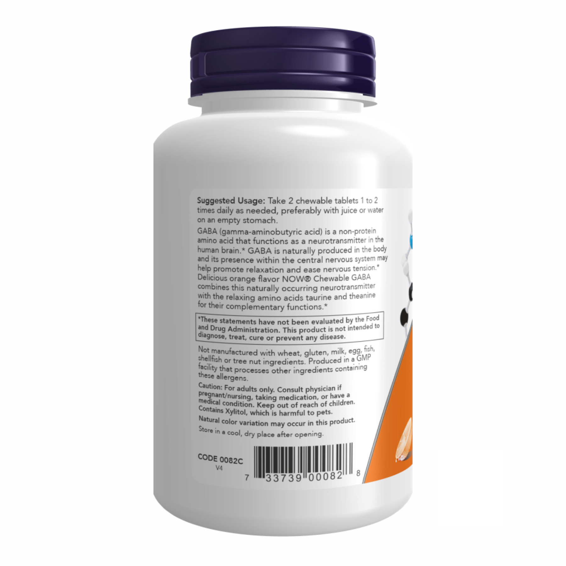 Таблетки GABA 250mg - 90 chewable tabs 2022-09-1162