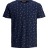 Футболка JJTRISTAN AOP TEE RE 12200341-Navy Blazer-Fit:Standard fit Jack&Jones M Темно-синій 12200341-NAVY BLAZER-FIT: