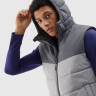 Безрукавка synthetic-fill down vest 4FWSS24TVJAM100-27S 4F M Сірий 4FWSS24TVJAM100-27S