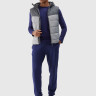 Безрукавка synthetic-fill down vest 4FWSS24TVJAM100-27S 4F M Сірий 4FWSS24TVJAM100-27S