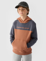 Джемпер флісовий дитячій SWEATSHIRT M1222 4FJWAW24TSWSM1222-65S 4F 122 Помаранчевий 4FJWAW24TSWSM1222-65S