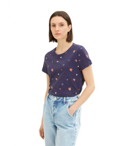 Футболка 1035378-31250 Tom Tailor L Темно-синій 1035378-31250