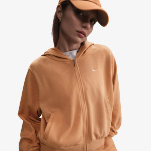 Толстовка жіноча Nike Nsw Chll Ft Fz Hdy Orange FN2415-856