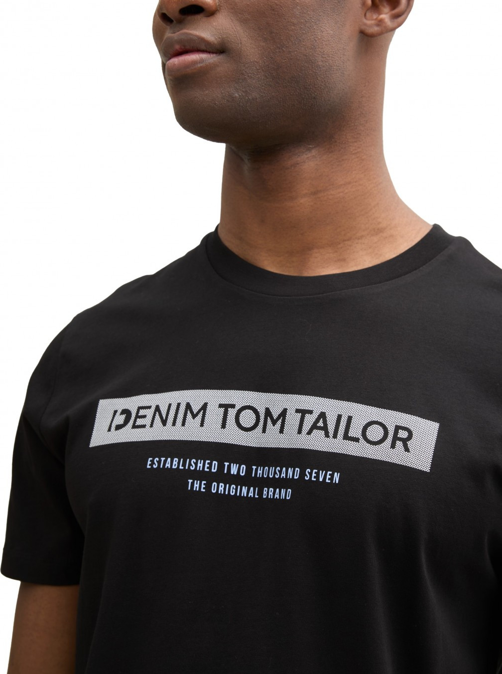 Футболка Denim 1043491-14482 Tom Tailor L Чорний 1043491-14482