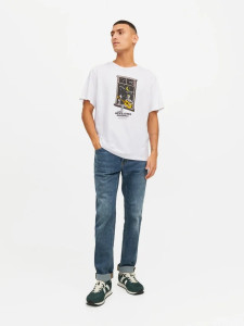 Футболка Jack & Jones JORAFTERLIFE TEE SS CREW NECK SN 12241950-BrightWhite