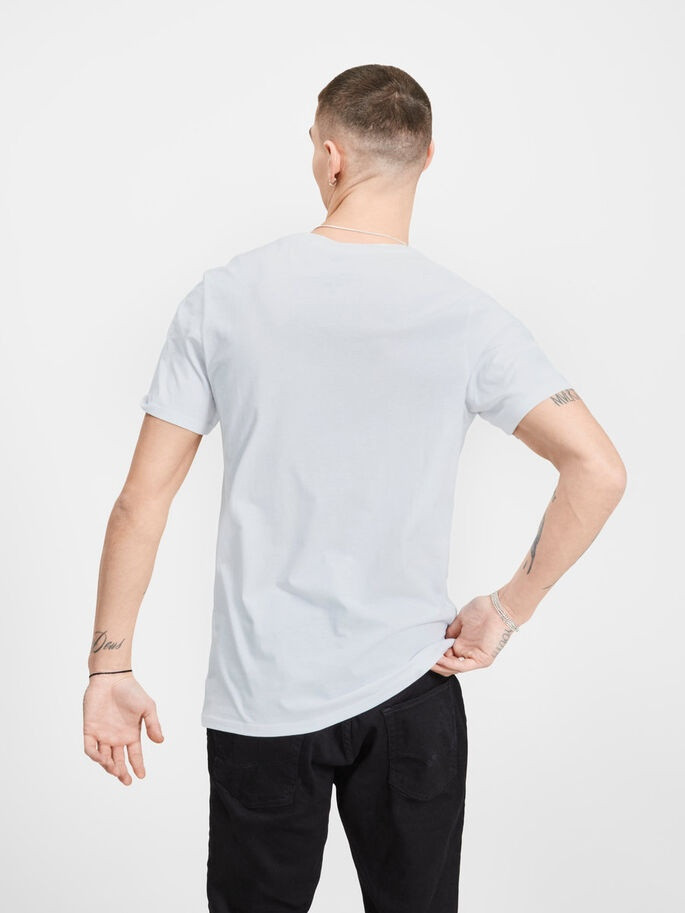 Футболка 12137126White Jack&Jones L Білий 12137126White