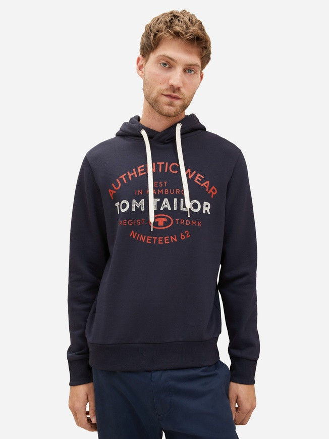 Худі 1038744-10668 Tom Tailor L Темно-синій 1038744-10668