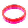 Кільця спортивні 12 шт (6 Червоні+6 Рожеві) AVK3-610-600