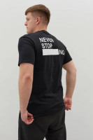 Футболка The North Face back print t-shirt in black NF0A7UZMOBN1