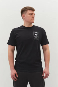 Футболка The North Face back print t-shirt in black NF0A7UZMOBN1