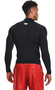 Лонгслів UA HG Armour Comp Mock LS чорний Чол 1369606-001