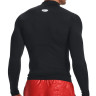 Лонгслів UA HG Armour Comp Mock LS чорний Чол 1369606-001