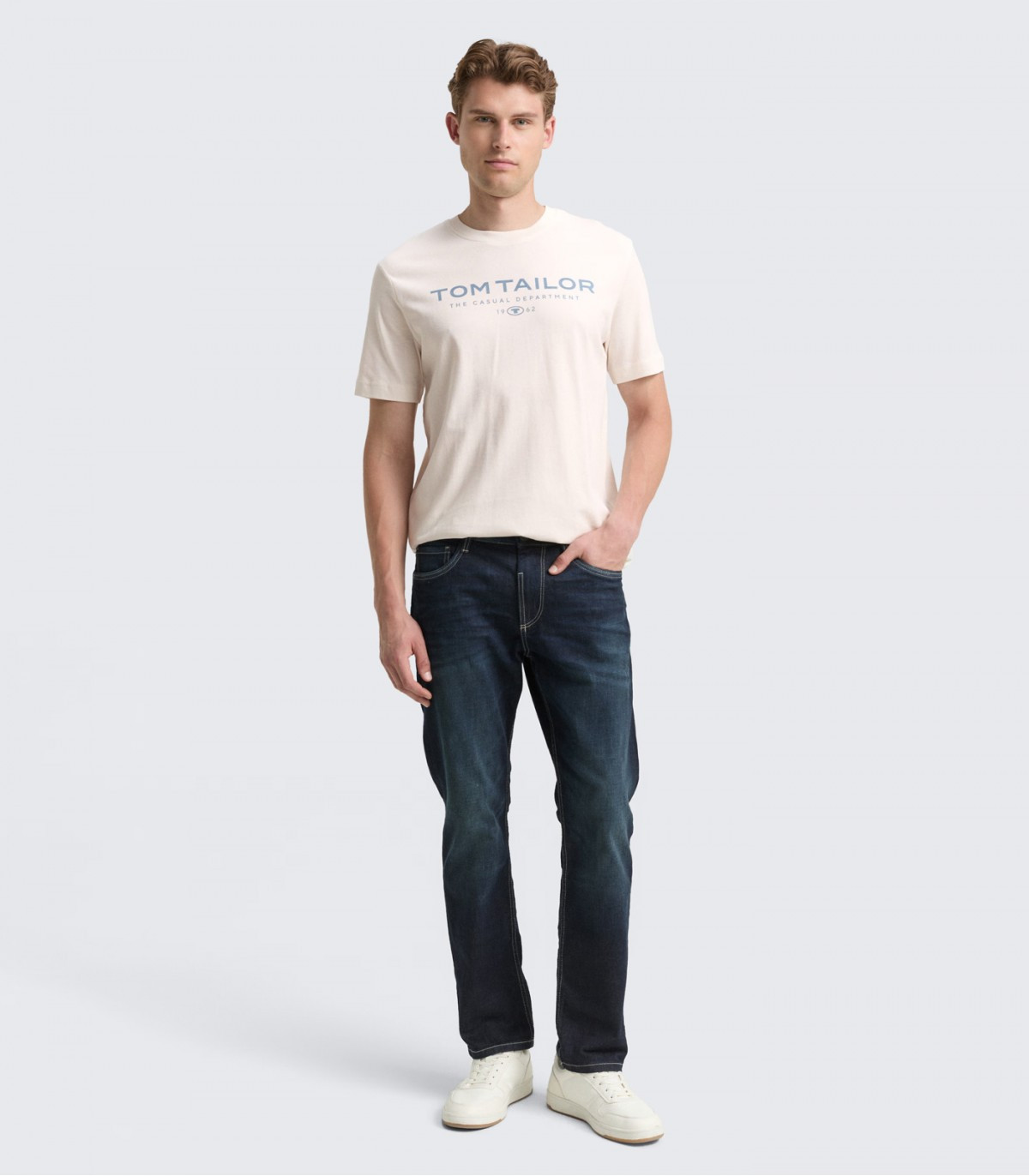 Футболка Printed T-shirt 1045773-10348 Tom Tailor L Білий 1045773-10348