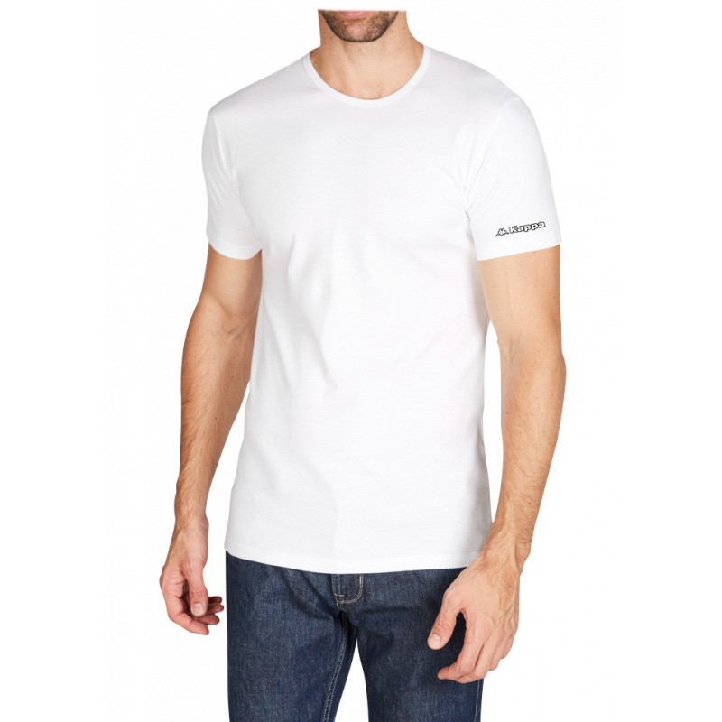 Футболка Kappa T-shirt Mezza Manica Girocollo білий Чол L K1305 BIANCO