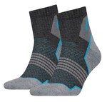 Шкарпетки Head HIKING QUARTER 2P UNISEX сірий, синій Уні 35-38 701219909-004