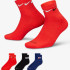 Шкарпетки Nike U NK EVERYDAY PLUS CUSH ANKLE чорний, синій, червоний Чол 38-42 DH3827-905