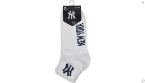 Шкарпетки New York Yankees 3 pk Quarter білий Уні 35-38 15100003-1001