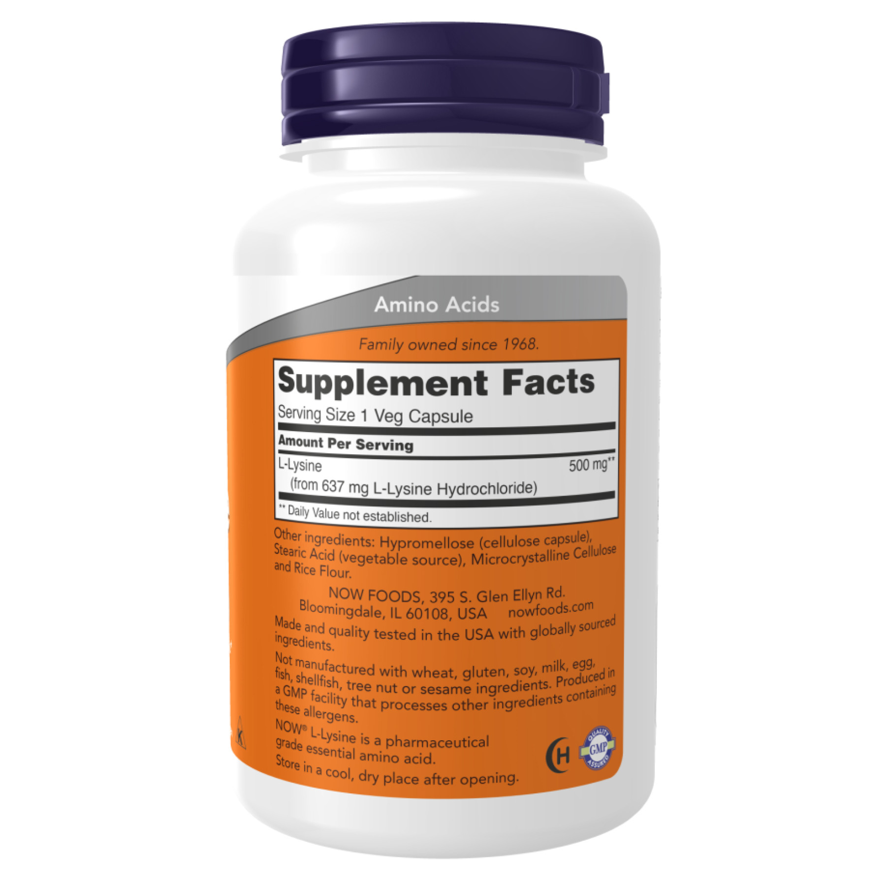 Капсули Lysine 500mg - 250 vcaps 2022-10-2697