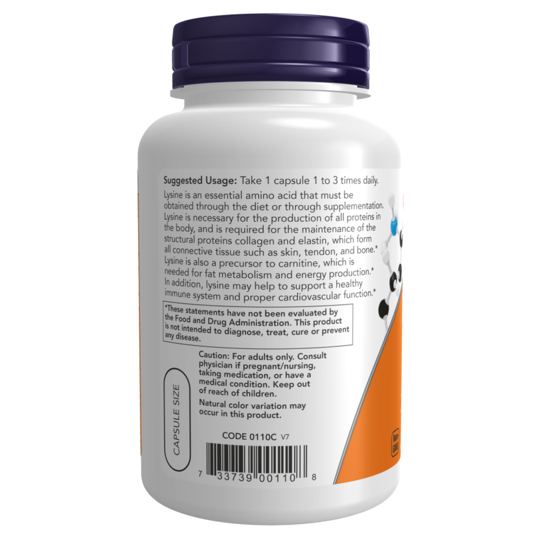Капсули Lysine 500mg - 250 vcaps 2022-10-2697