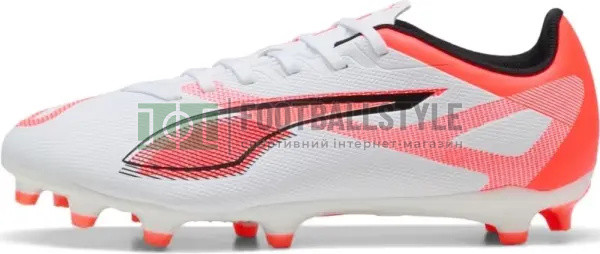 Бутси Puma ULTRA 5 PLAY FG/AG білий, помаранчевий Уні 40.5 108169-01