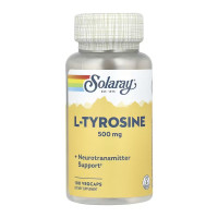 Капсули Solaray L-Tyrosine 500mg - 100 vcaps 2023-10-6756