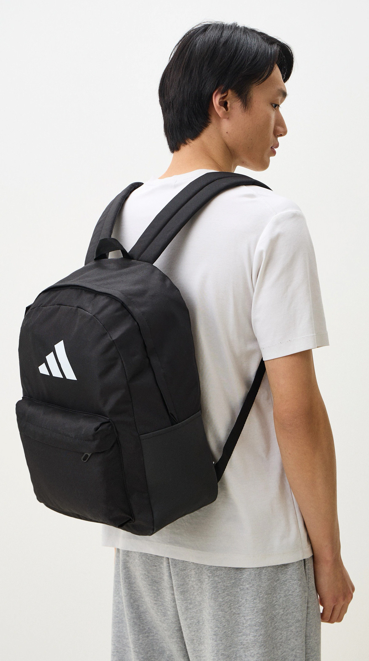 Рюкзак Adidas CLSC BARS BP 27,5L чорний, білий Уні 15х31х44 см JI6953