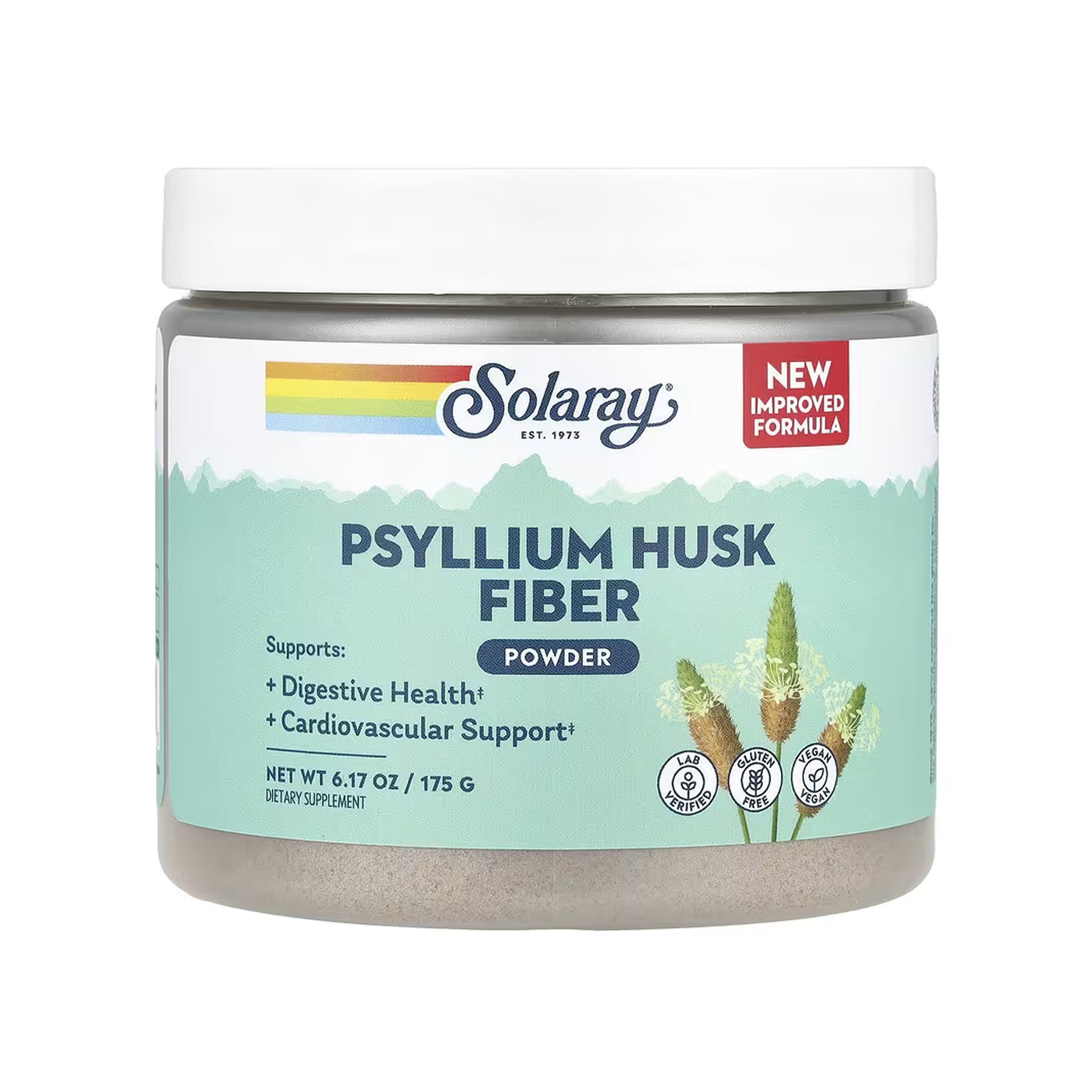 Порошок Solaray Psyllium Husk Fiber Powder - 175g Unflavored 2023-10-5847