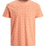 Футболка JJTRISTAN AOP TEE RE 12200341-Shell Coral-Fit:Standard fit Jack&Jones M Кораловий 12200341-SHELL CORAL-FIT: