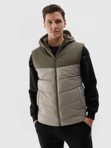 Безрукавка synthetic-fill down vest 4FWSS24TVJAM100-43S 4F L Хакі 4FWSS24TVJAM100-43S
